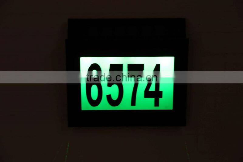Solar House Number plate Light with Ce&RoHS