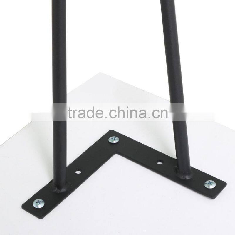 Garden furniture outdoor metal solid steel 20 inch hairpin table leg
