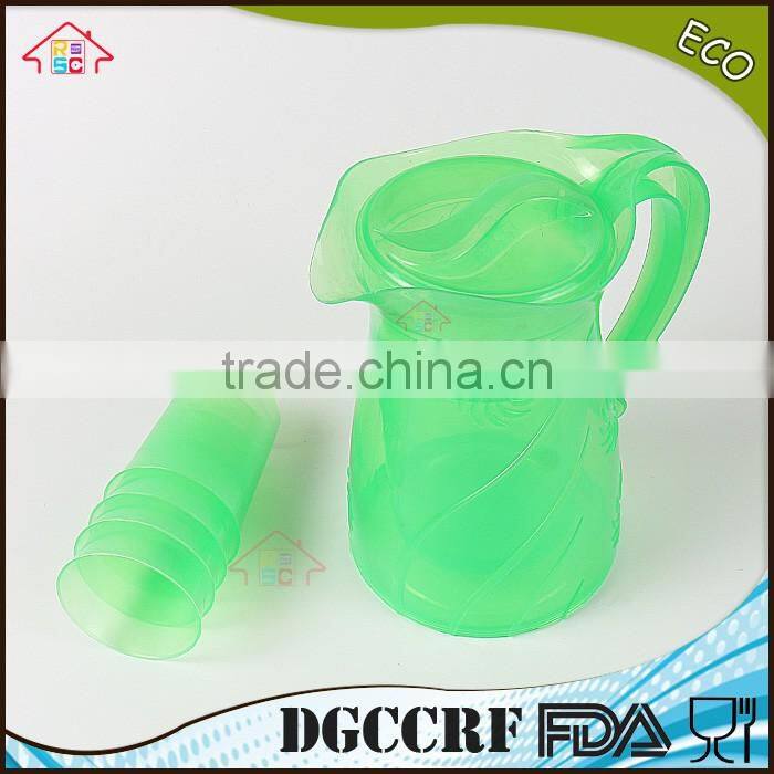 NBRSC set of 5 pcs Plastic PP Cold water kettle cheap water jug plastic water teapot jug