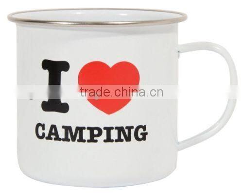 metal camping enamel mug