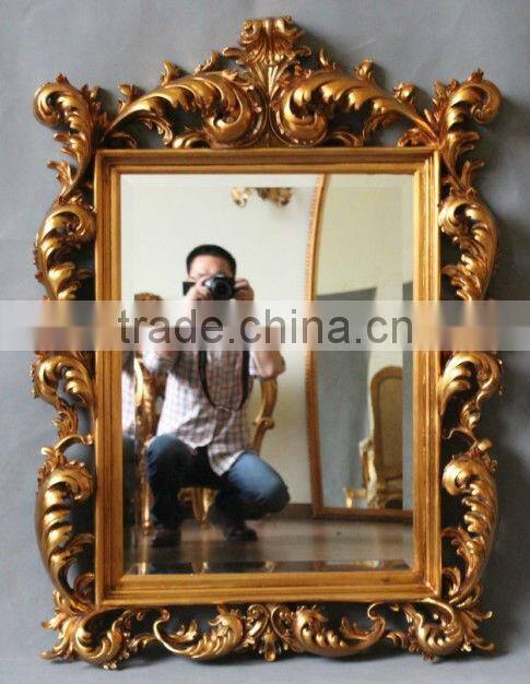 Polyresin framed shape Decorative wall mirror FA-005P-01