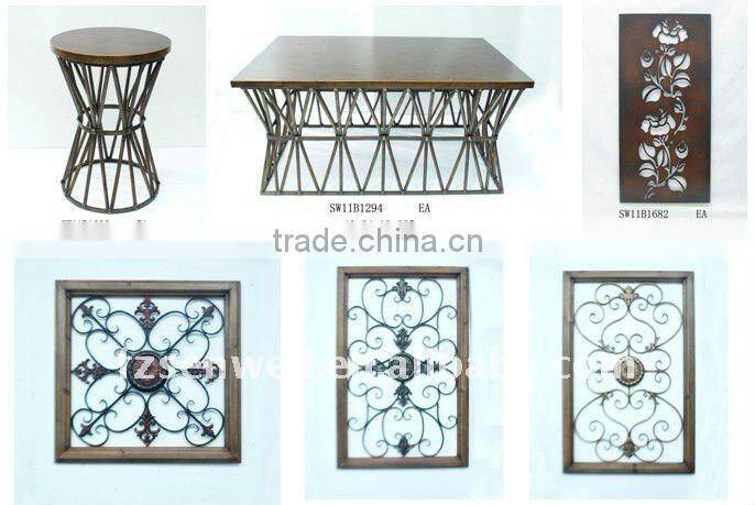 HOT!!! Square metal lantern with glass for garden