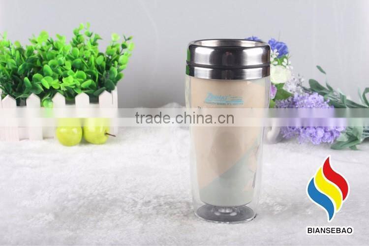 16Oz Stainless Steel Cup, Stainless Steel Print Cup, Camping Drinking Cup