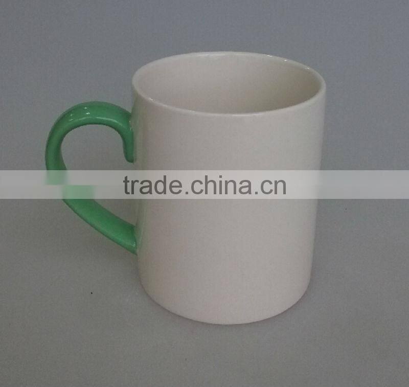 ceramic 14OZ color handle mug