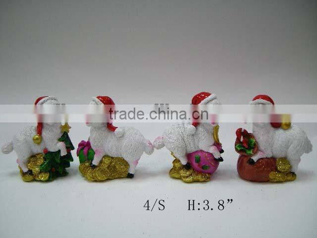 2015 christmas sheep figurine crafts