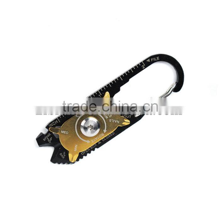 Creative outdoor present 20 in 1 portable Key Knife Pocket Tool