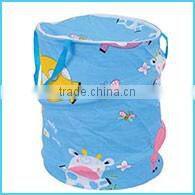 Foldable Pop Up Large Round Ladybug Basket Storage Hamper Bag