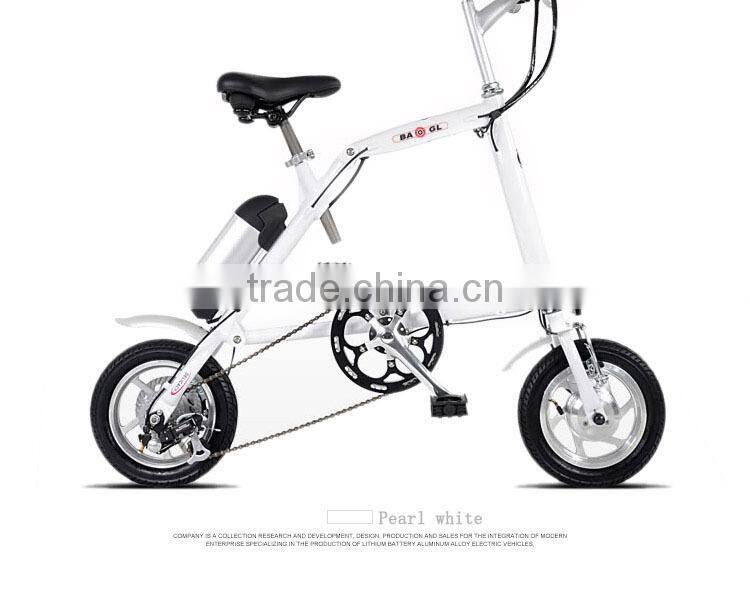2017 portable electric bicycle mini folding ebike with CE EN15194 certificate