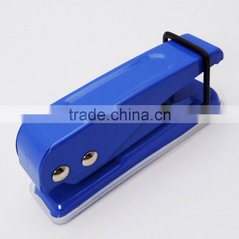 portable mini size single hole paper punch