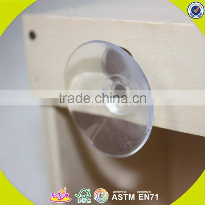 2017 new fashion funny children wooden bird house W03B049