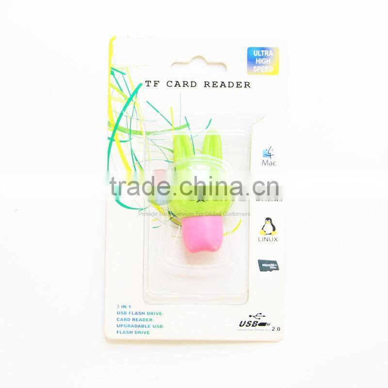 Cute Rabbit Shape Memory Card Reader