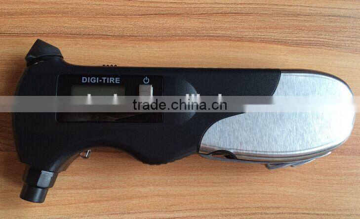 Multifunction Auto Emergency Tools, Safety hammer & LED light & knife