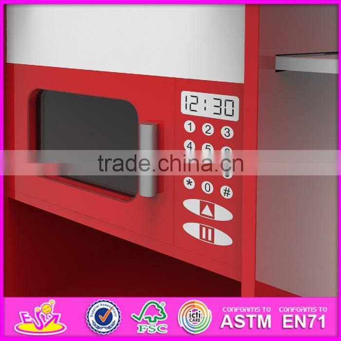 2016 new design children home play wooden kitchens for toddlers W10C247