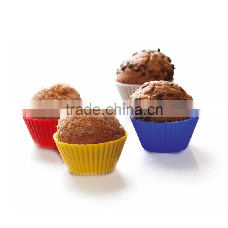 Pass test FDA Food safe grade 3D silicone cupcake mold