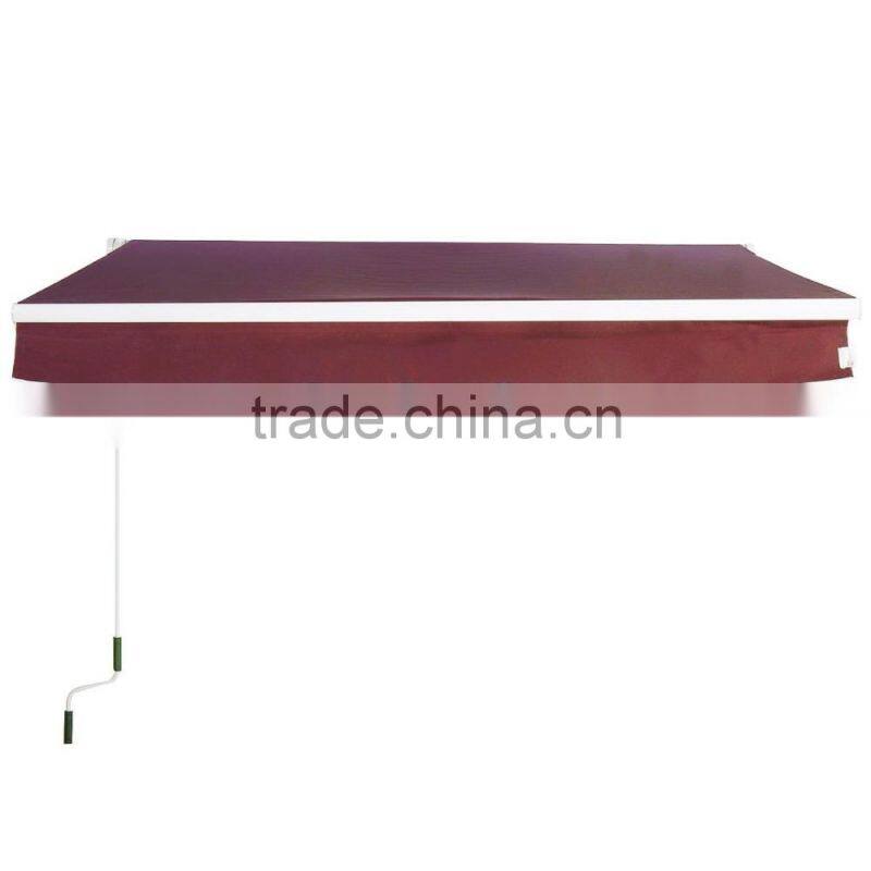 Factory Production Patio 2x1.5m Aluminium Retractable Rain Awning