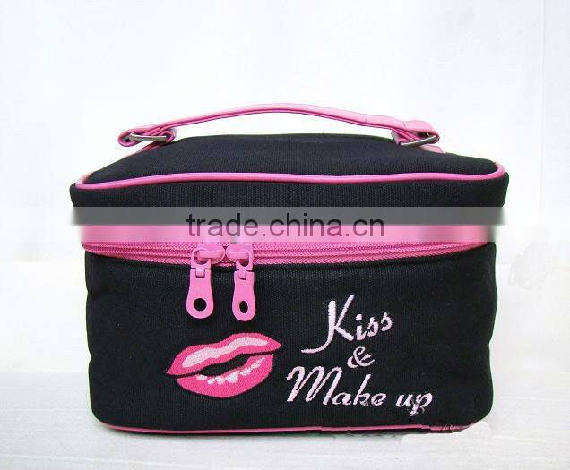 Fashion Large Cosmetic Bags With Compartments