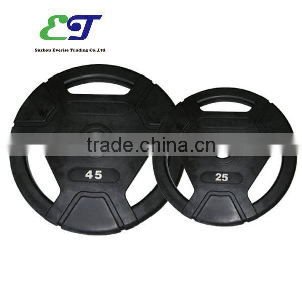 3 hole Olimpic plate / black weight plate / 45 / 25kg weight plate
