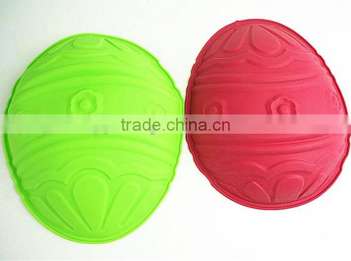 11231 color egg shaped silicone cake mold