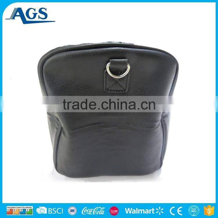 Professional direct custom logo lady tote bag in black