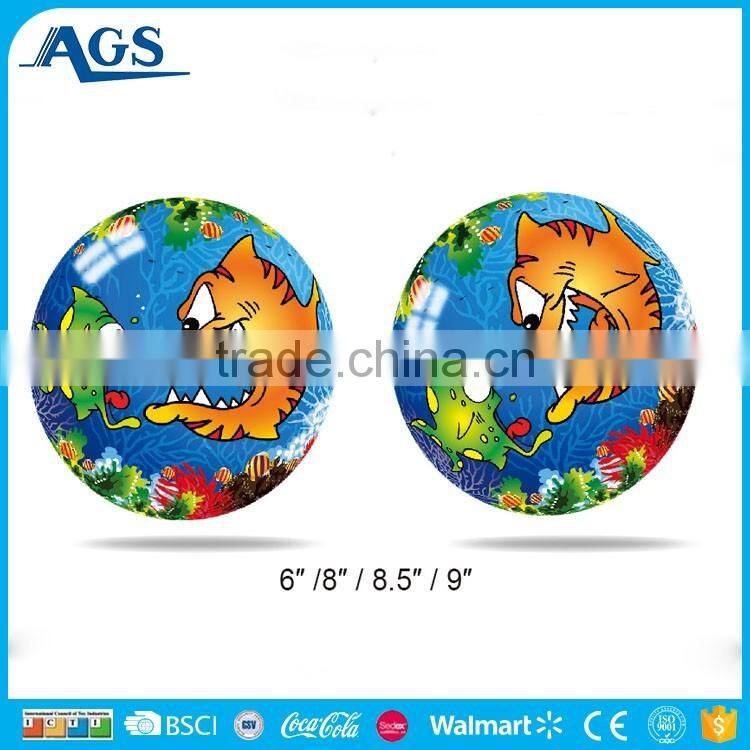 2016 Hot sale colorful fruit design inflatable pvc toy ball