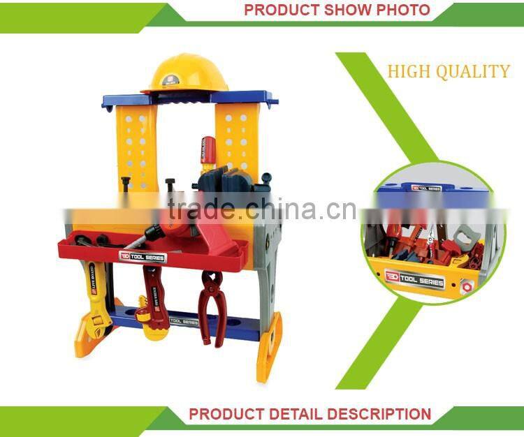 Kids pretend play toy assembly hand tools set in box