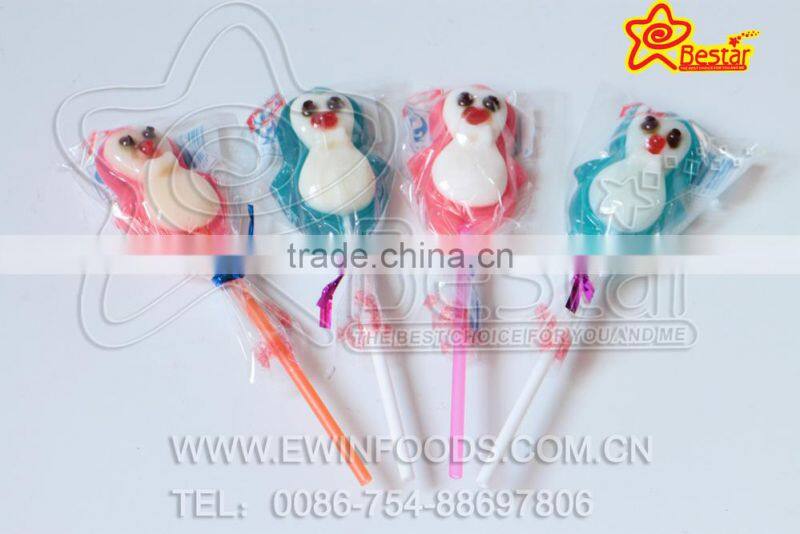 Cartoon Animal Penguin Shape Sweet Hard Lollipop