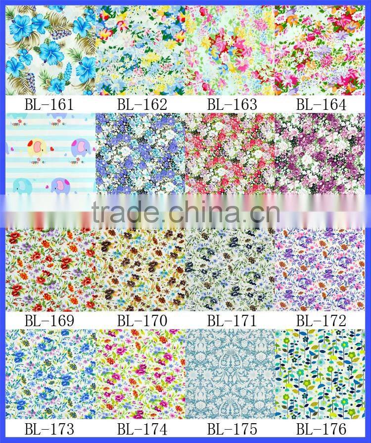 New Fashion Soft Organic Cotton Fabric 100% Knit Fabric Factory In China Cotton Flower Fabric Made In China