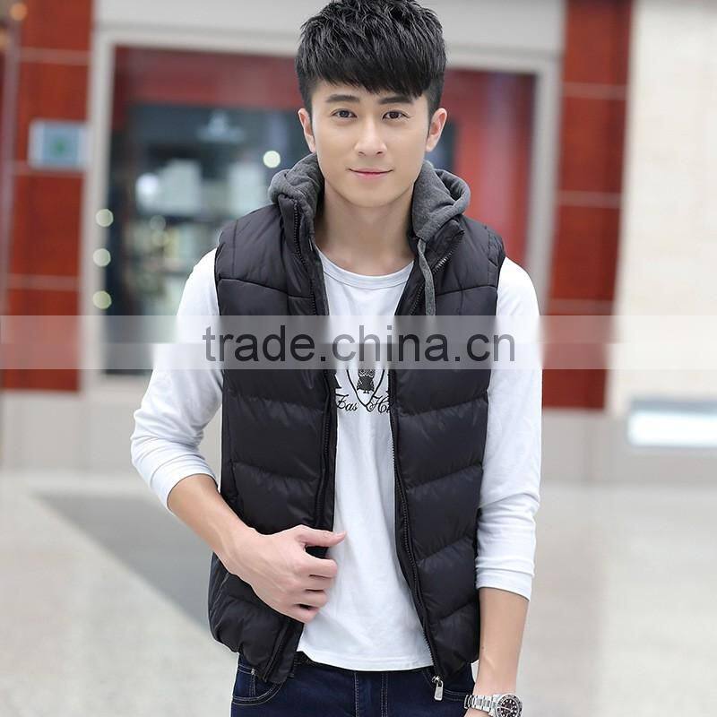 Hot Winter New down Cotton vest casual Slim jacket coat waistcoat for men and women