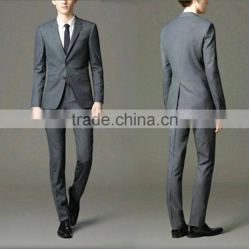 High quality formal business stand collar suits for men