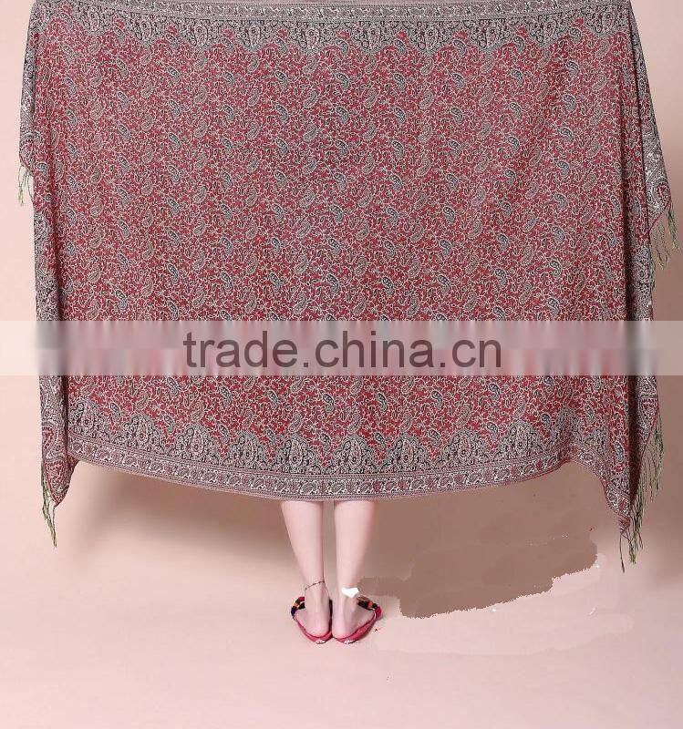 Turkey and India pashmina shawl warm/muslim prayer shawl hijab/wool cashmere shawl scarf
