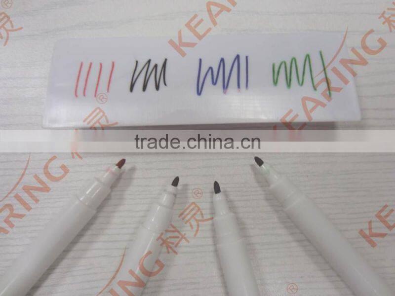 Kearing brand colorful temporary marking wet erasable pen used for nonporous surface