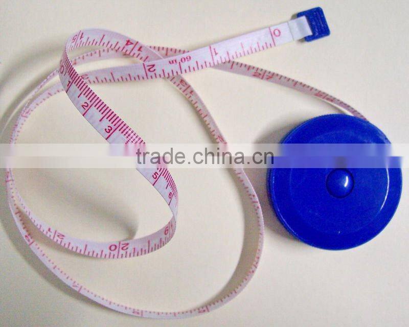 Kearing Plastic Retractable Measuring Tape 150cm / 60'' Pocket Economical Tape Measure # KR150