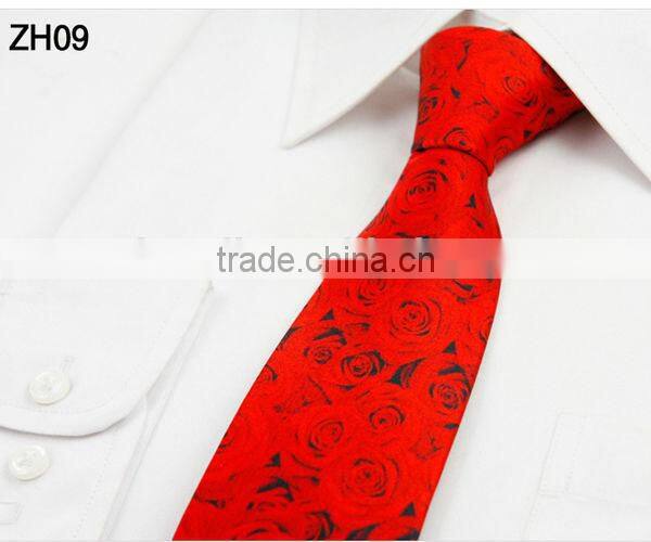 HD-TS56 Digital printing natural silk neck tie with gift box