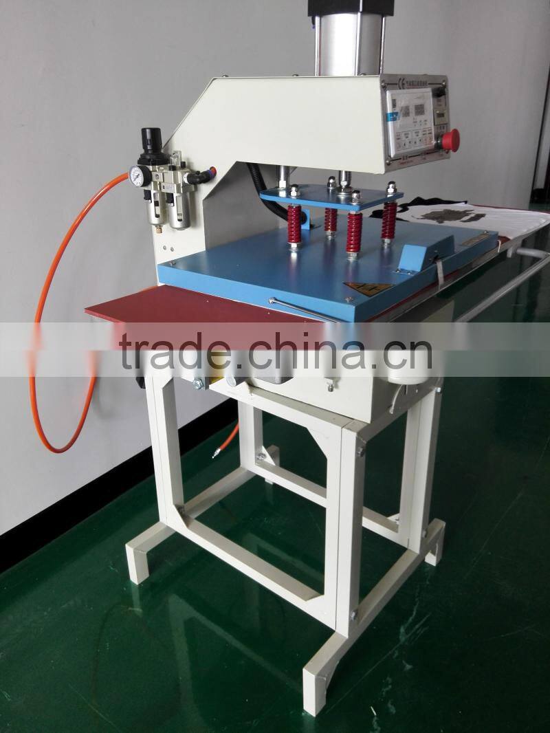 Pneumatic heat vinyl press machine