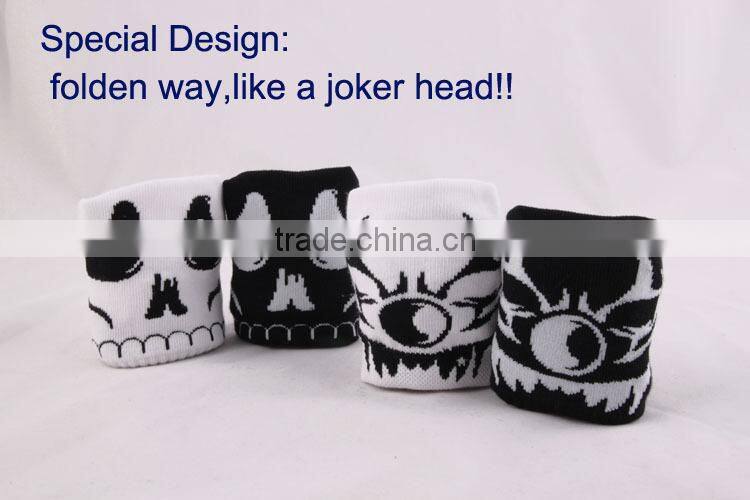 unisex combed cotton disposable breathable halloween funny toe socks