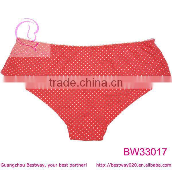 Hot sex girl photo of sex red polka dot underwear