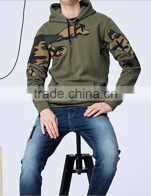 2016 wholesale high quality fashion boy camo hoodie sweatshirt