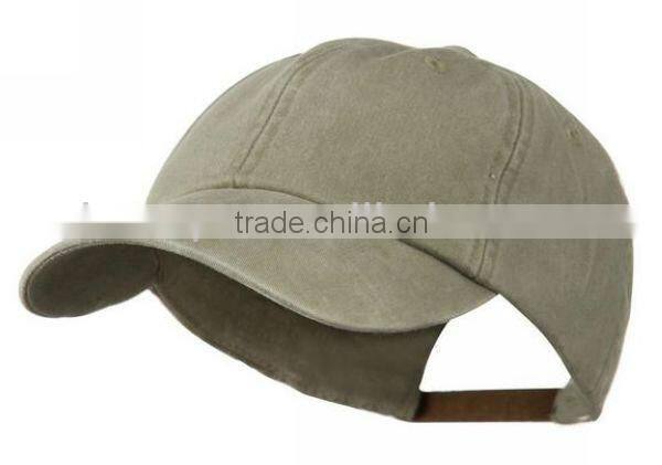 Adjustable strap back embroidery 100 cotton baseball cap