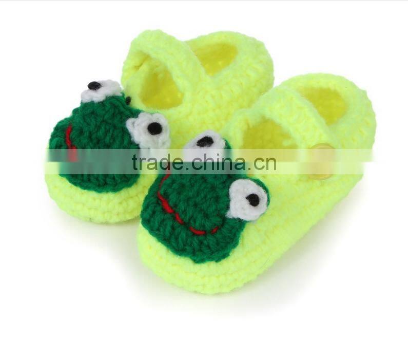 baby crochet shoes hand knitting soft shoes