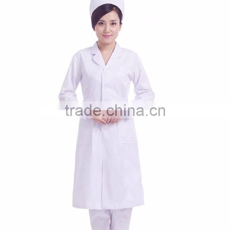 Juqian 2016 custom design white nurse hospital uniform designs