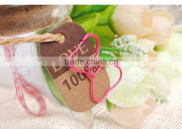 Bowknot shape planner paper clip customizable planner accessories