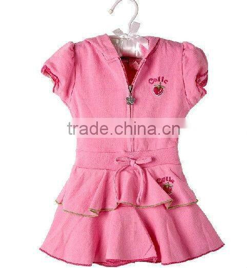 new design novelty shirt dress for girl wear with very high quality