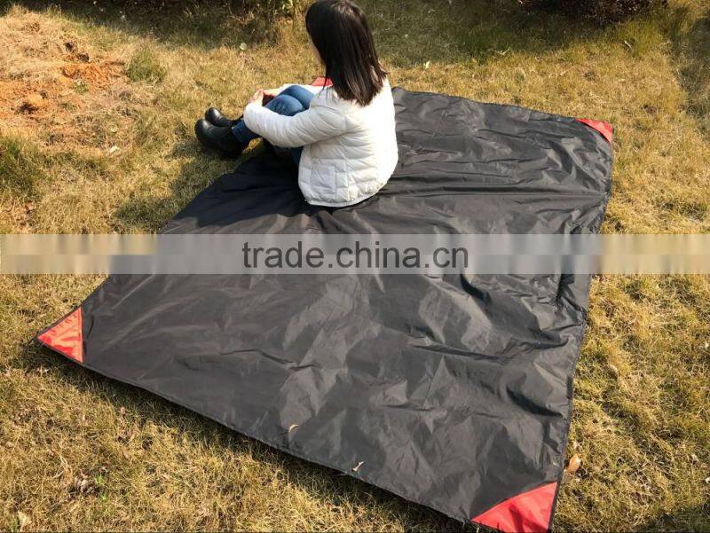 Sand Free Waterproof Foldable Ripstop 210T Nylon/polyester Beach/Picnic Blanket Mat