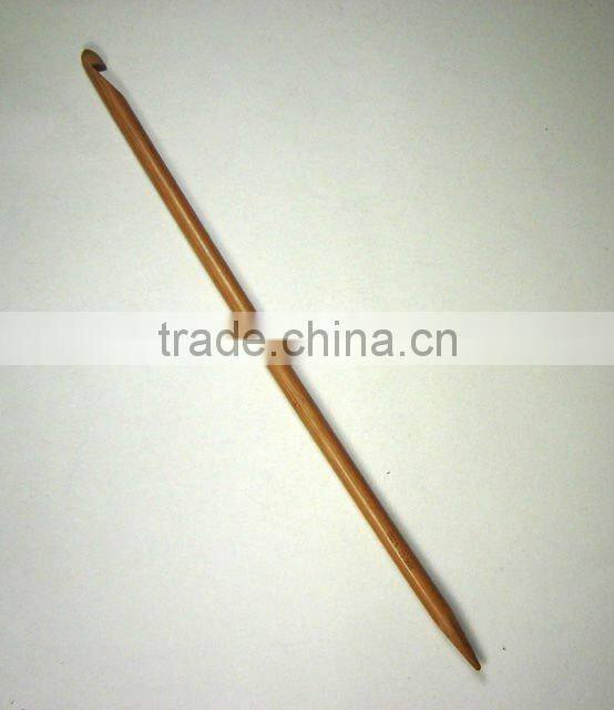 CH010# carbonized bamboo crochet hooks one end is needle another end is hook