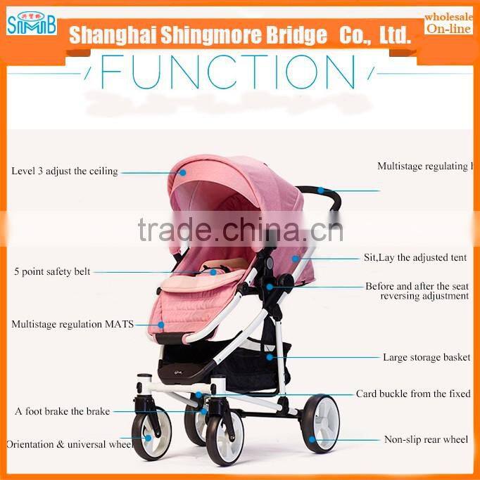 2016 China baby stroller factory hot wholesale baby stroller pram baby walker
