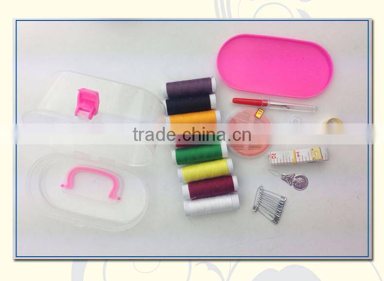 China Felt Material Pink Storage Basket Sewing Kit