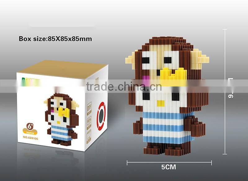 Hot Sale Figure Mode 3D Mini Diamond Blocks Educational Building Blocks Toys for Childrens Gift