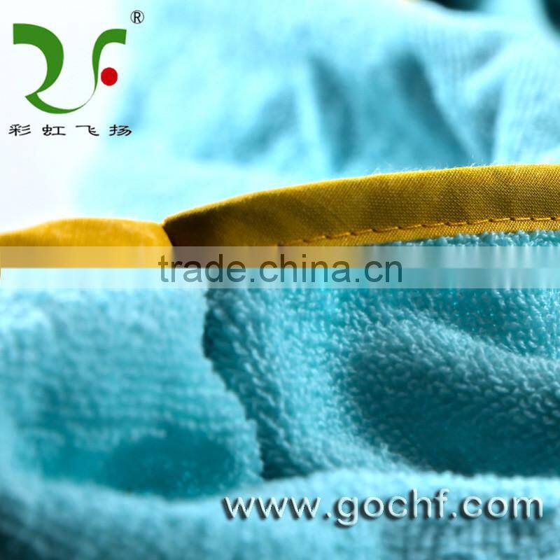 100 percent cotton hooded teenager poncho towels