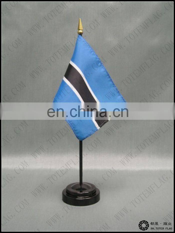 Botswana Table Flag , Botswana Desk Flag