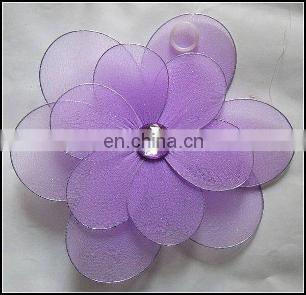 Artificial hair flower